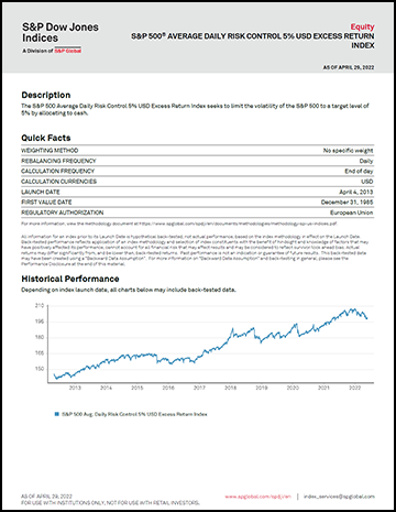 SP500 DRC 5 Index