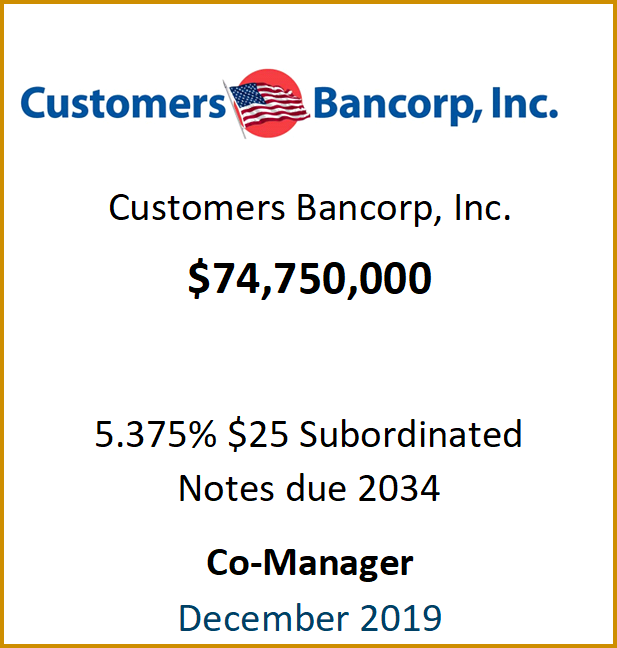 201912-CustomersBancorp-CoManager